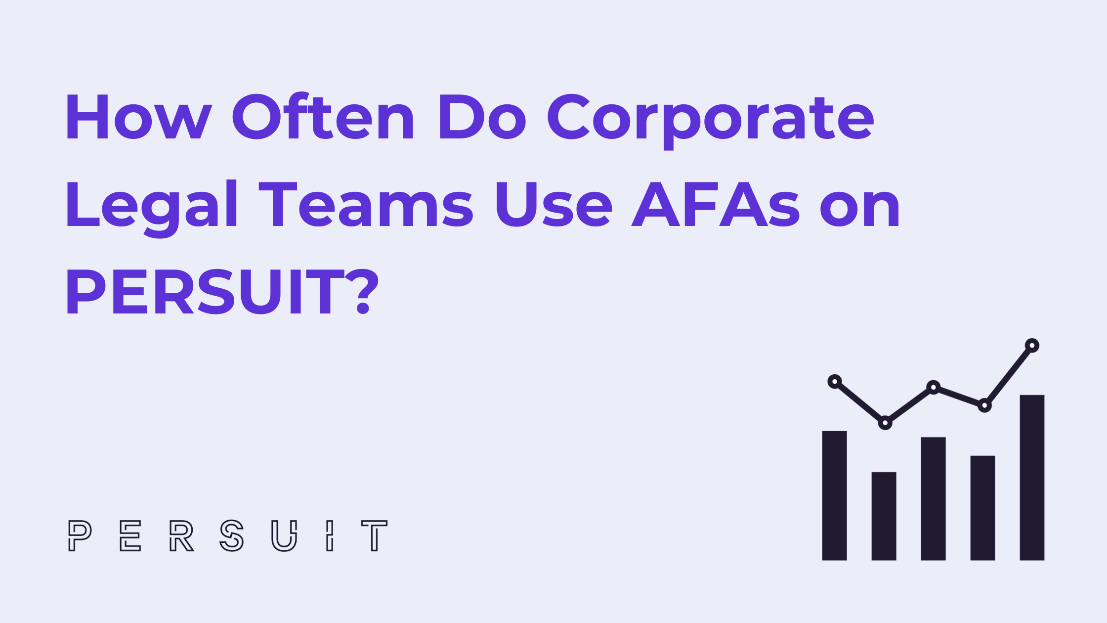 How Often Do Corporate Legal Teams Use AFAs on PERSUIT?