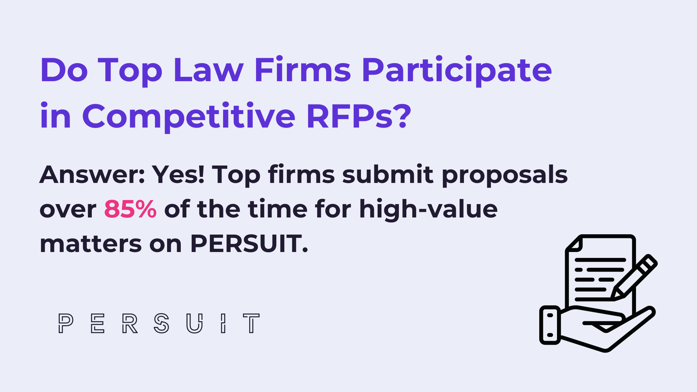 Do Top Law Firms Participate in Competitive RFPs?
